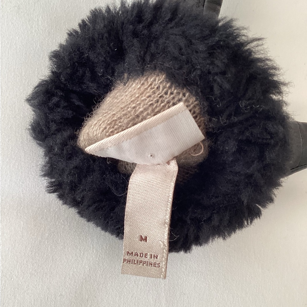 UGG Shorty Shearling-Cuff Leather Tech Gloves - image 5